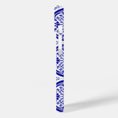 Blauw Wit Delft Geïnspireerd Faux Tegel iPhone Case-Mate iPhone Case (Achterkant / Links)