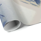 Blauw Wit Delft Windmolen Cadeaupapier (Rol Hoek)