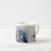  Blauw Wit Delft Windmolen Espresso Kop (Voorkant rechts)