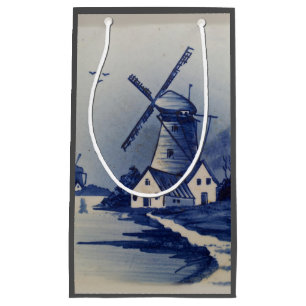  Blauw Wit Delft Windmolen Klein Cadeauzakje