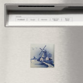  Blauw Wit Delft Windmolen Magneet (Insitu (Vaatwasser))
