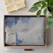 Blauw Wit Delft Windmolen Tissuepapier (Geschenk)