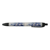 Blauw Wit Delft Windmolen Zwarte Inkt Pen (Bodem)