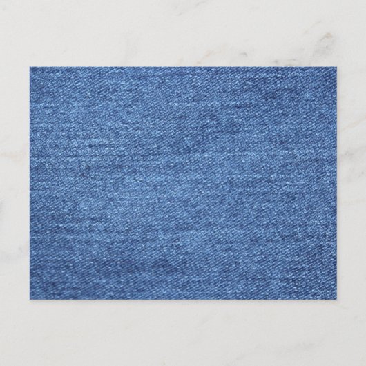 Blauw wit denim textuur Kijk Afbeelding Briefkaart (Voorkant)