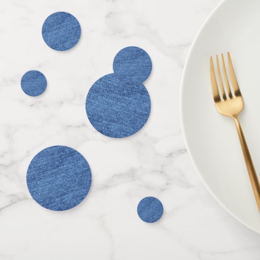 Blauw wit denim textuur Kijk Afbeelding Confetti (Groep)