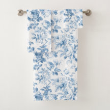 Blauw & Wit Frans Country Toile Floral