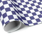 Blauw-wit geruit met F-35s Cadeaupapier (Rol Hoek)