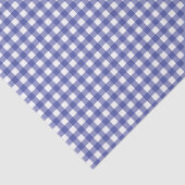 Blauw Wit Geruit Tissuepapier (Detail)