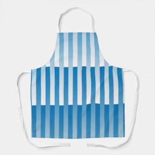 Blauw Wit Gestreept patroon Schort