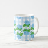 Blauw-wit Grandmillennial Hydrangea Mok (Voorkant rechts)