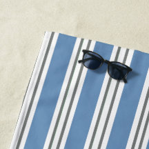 Blauw wit grijs strand badkamer kust