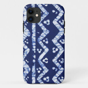 Blauw/wit Hoesje batik