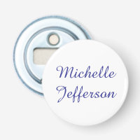 Blauw & Wit Kalligrafie Elegant Chic Modern