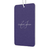 Blauw-wit klassieke minimalistische naam aangepast luchtverfrisser (Links)