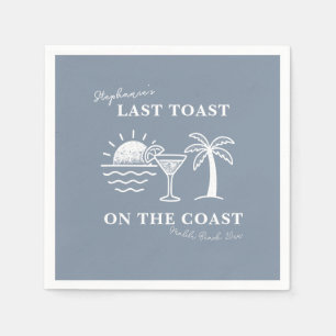 Blauw-wit laatste toast op de kust Bachelorette Servet