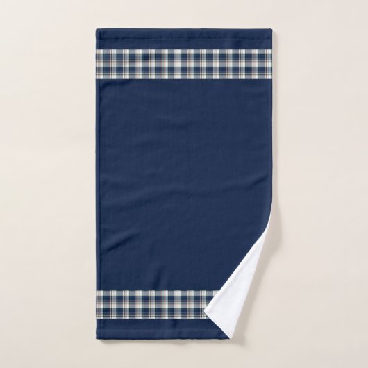 Blauw, wit, multithread-speldenpakket bad handdoek (Handdoek)