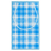 Blauw & Wit Papieren Cadeautas (Achterkant)