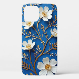 Blauw & Wit Porseleinen Telefoonhoes – Traditionee iPhone 12 Hoesje