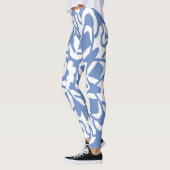 Blauw & wit "Ratti_Creative_Arts" Leggings (Links)
