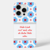 Blauw wit rood Case-Mate iPhone case (Achterkant)