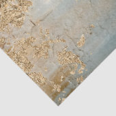  blauw wit Roses gouden folie Decoupage Tissuepapier (Detail)