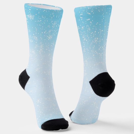 Blauw & Wit Sokken (Gebogen)