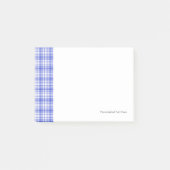 Blauw wit speldenschaal 2 post-it® notes (Voorkant)