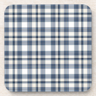 Blauw wit speldenstaart 1 bier onderzetter