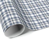 Blauw wit speldenstaart 1 cadeaupapier (Rol Hoek)