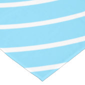 Blauw Wit Tafelkleed met Hart - Kies kleuren (Gekanteld)