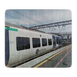 Blauw-wit training snijplank