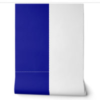 Blauw Wit Verticaal Groot Streepjespatroon