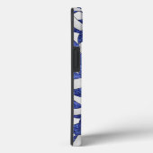 blauw wit volleybalteam kleuren gepersonaliseerd Case-Mate iPhone case (Achterkant / Rechts)