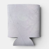 Blauw Wit Waterverf Bloemen 100ste Verjaardag Blikjeskoeler (Achterkant)