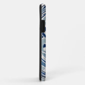 Blauw wit wervelpatroon 02 Case-Mate iPhone case (Achterkant/rechts)