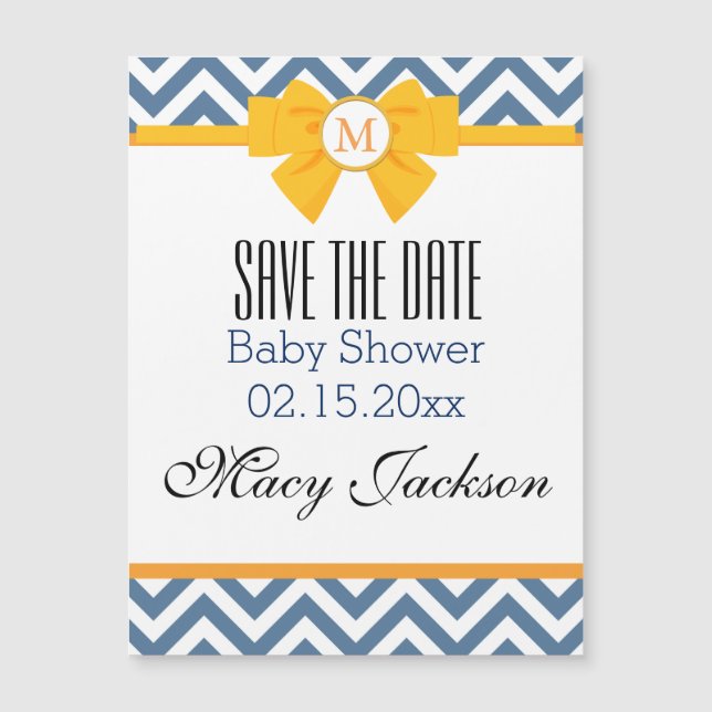 Blauw & Wit Zig Zag Patroon (Voorkant)