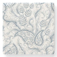 Blauw-witte ananas paradijs