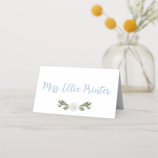 Blauw-witte bloem Chinoiserie (Voorkant)