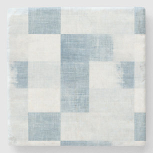 Blauw Witte Denim Jean Strepen Verjaardag Stenen Onderzetter