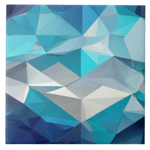 Blauw-witte keramische Tegel Tegeltje