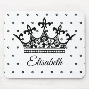 Blauw-witte koninginnenkroop, mooie vintage muismat