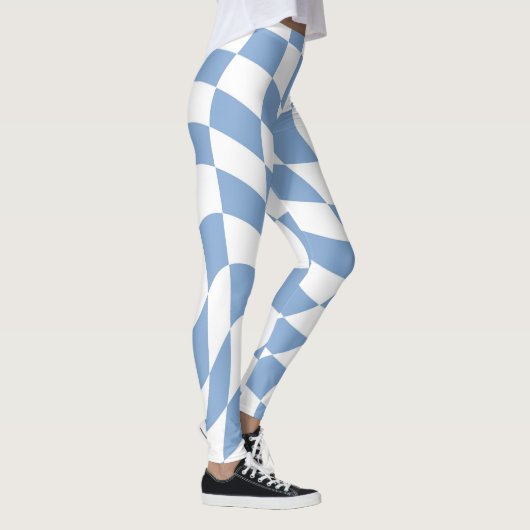 Blauw-witte Leggings (Rechts)