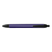 Blauw-witte naam monogram zwarte inkt pen (Achterkant)