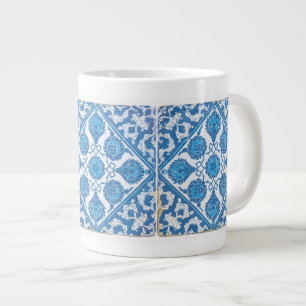 Blauw Witte Neptegel Delft Korenbloemen Extra Grote Mok
