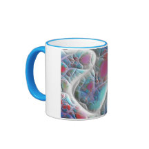 Blauw & witte quilt - Magenta & Aqua Delight