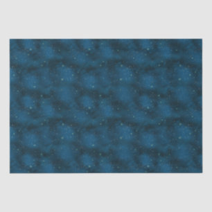 Blauw-witte Sterrennacht Celestial Tissuepapier