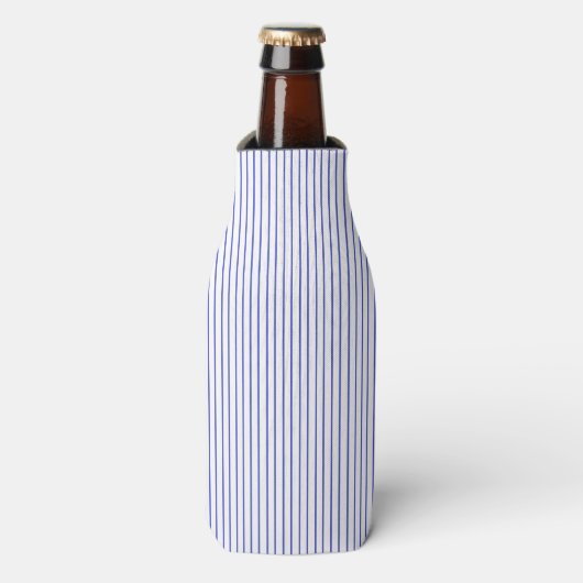 Blauw-witte streepblik of Flessenkoeler Flesjeskoeler (Fles Voorkant)
