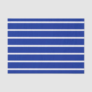 Blauw-witte strepen ontwerp tissuepapier