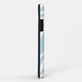 Blauw & witte zebra Afdrukken iPhone 5 Hoesje (Achterkant/rechts)