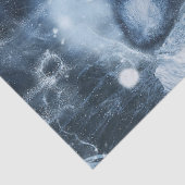 blauw wolkenpapier tissuepapier (Detail)